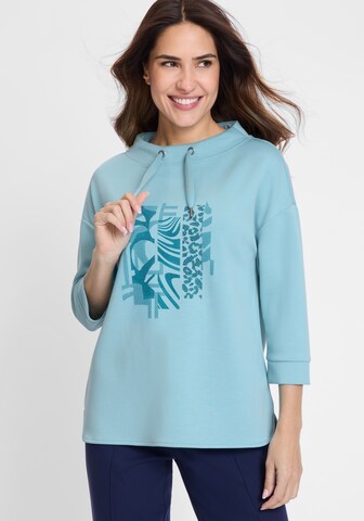 Olsen Sweatshirt 'Cora' in Blau: Vorderseite