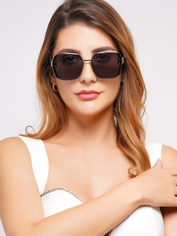 AVANT-GARDE PARIS Sunglasses 'Square Dianthe' in Black: front