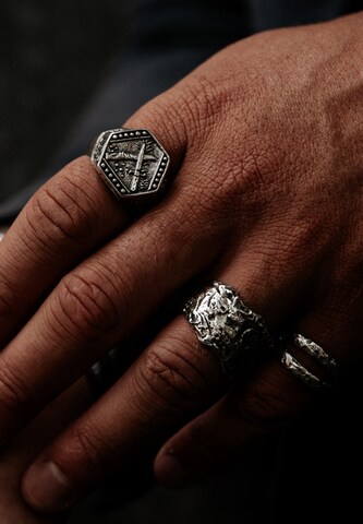 Haze&Glory Ring 'Knife' in Silver: front
