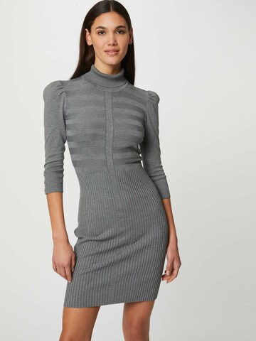 Morgan Sheath Dress in Grey: front