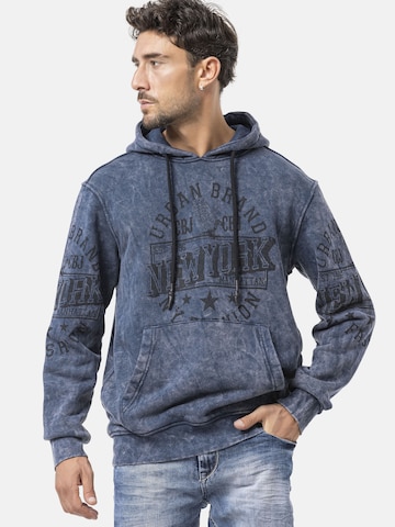 CIPO & BAXX Sweatshirt in Blauw: voorkant