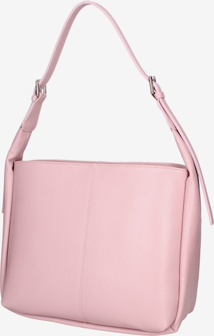 Sac bandoulière Roberta Rossi en rose : devant
