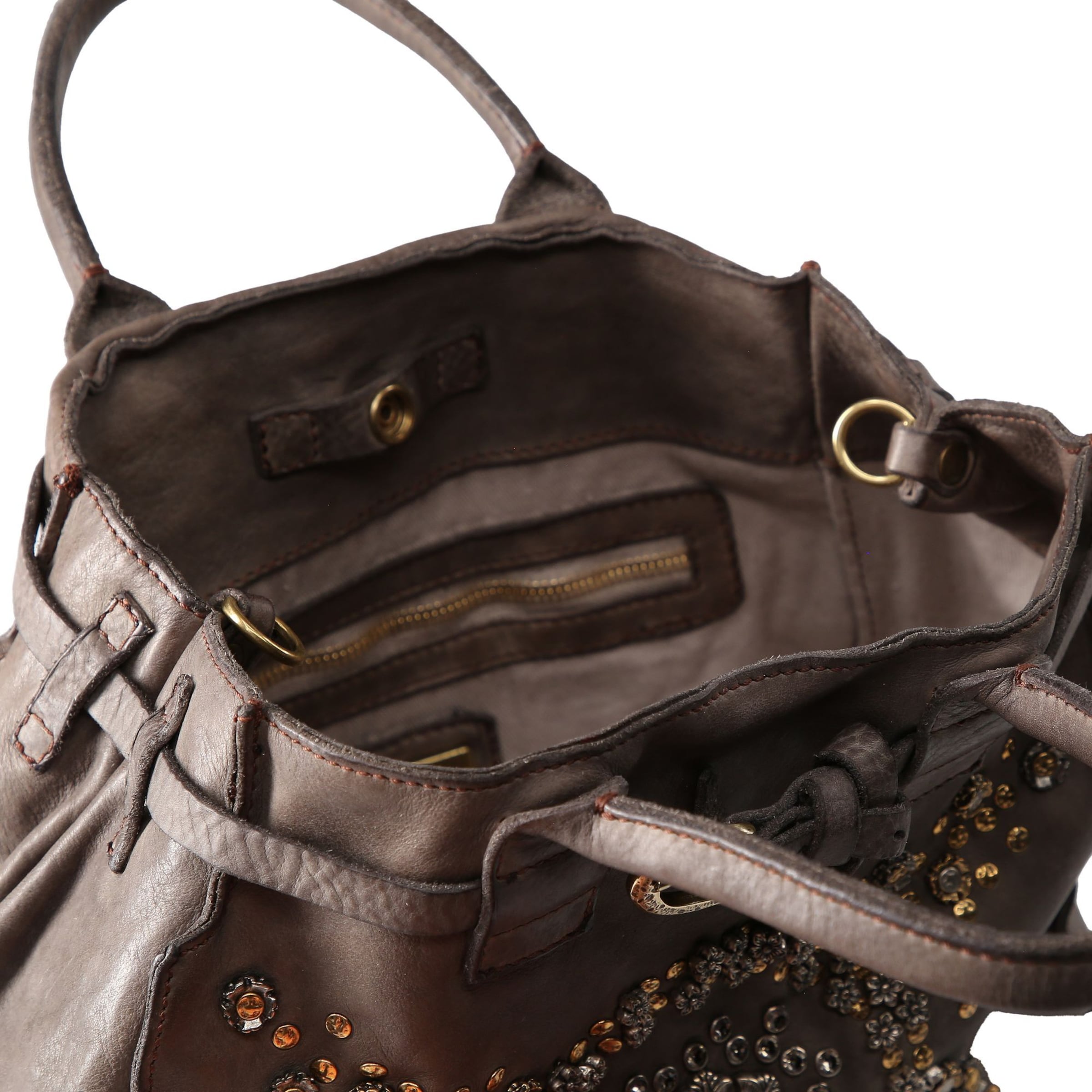 Borsa a mano 'Rossella' di Campomaggi in grigio