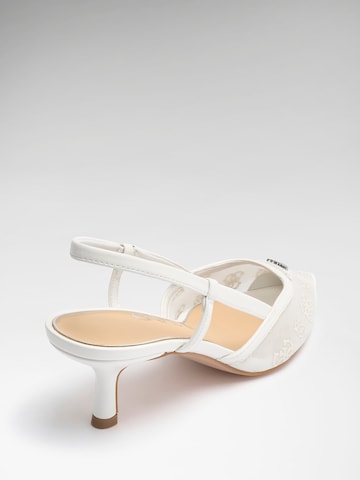 GUESS Slingback Pumps 'Yanno' in White