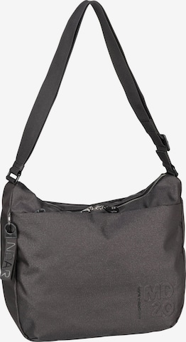 MANDARINA DUCK Handtasche 'Lux Large Hobo' in Grau: predná strana