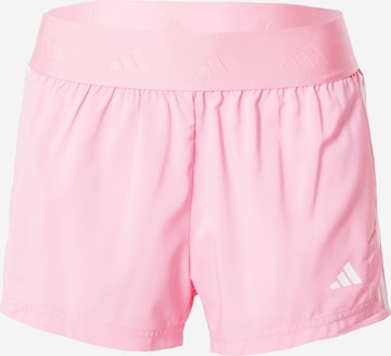 ADIDAS PERFORMANCE Regular Workout Pants 'HYGLM' in Pink: front