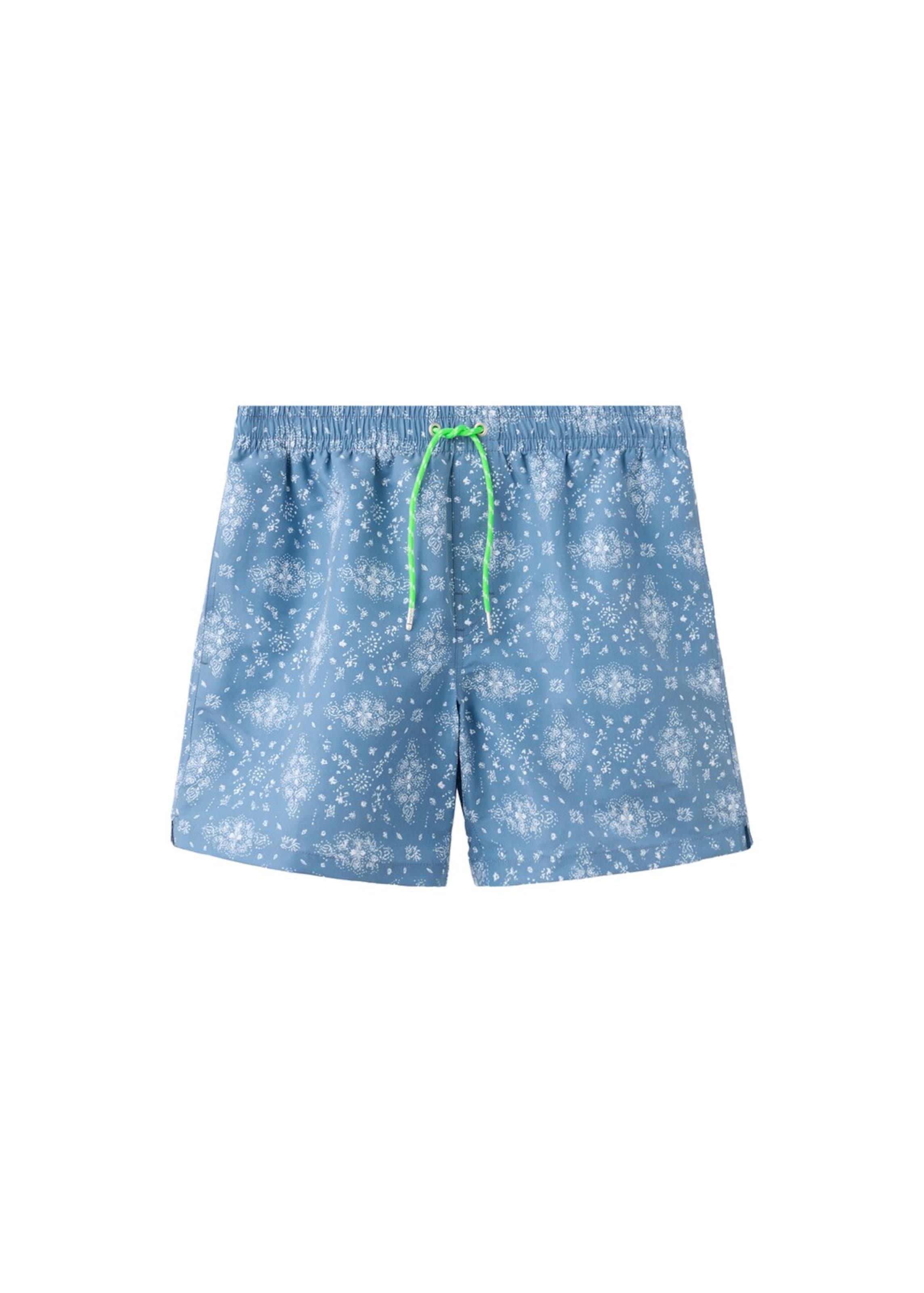 MANGO TEEN Board Shorts in Blue: front