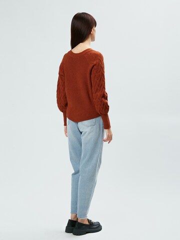 Influencer Knit cardigan in Brown