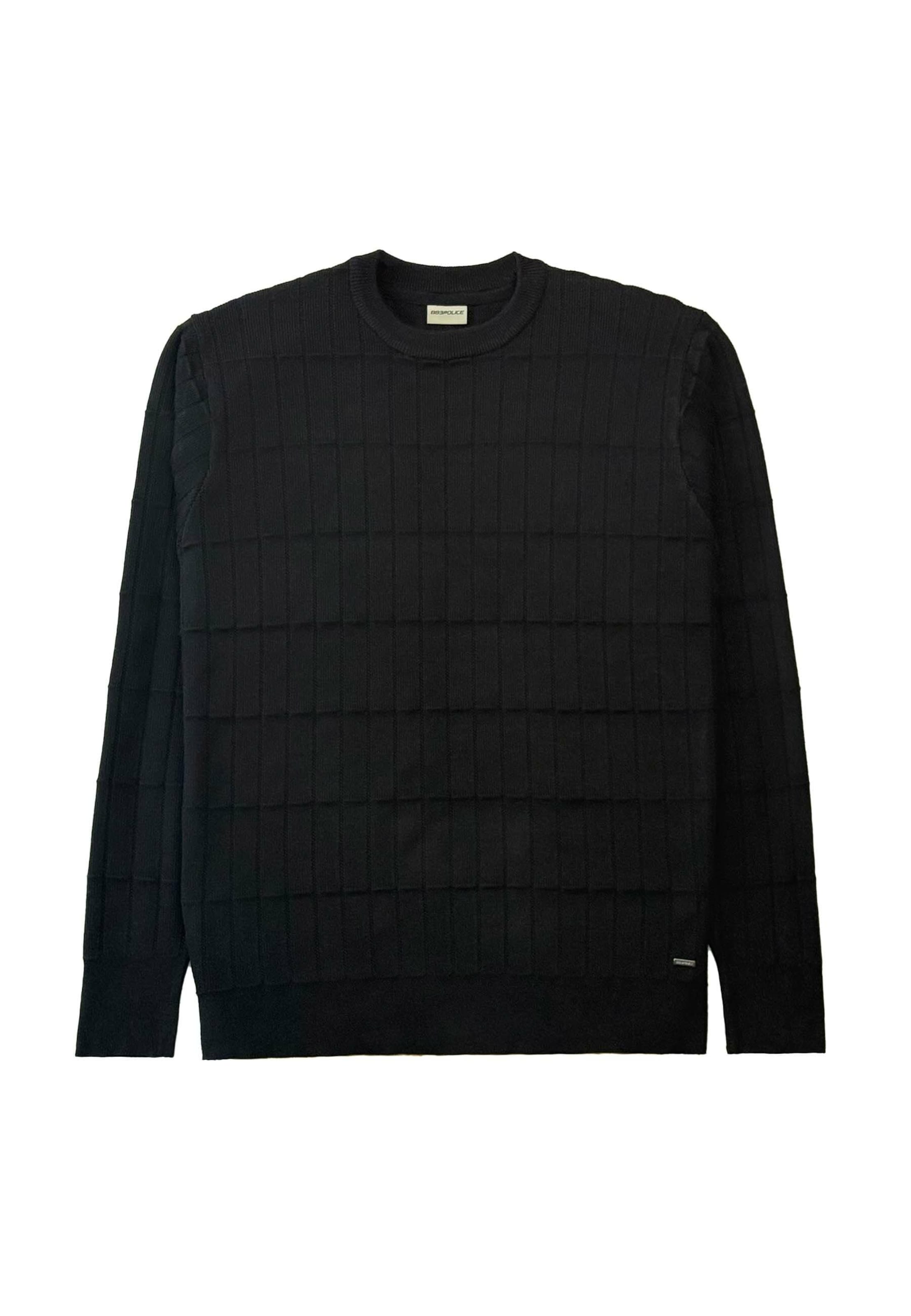 883Police Sweater 'Bode' in Black: front