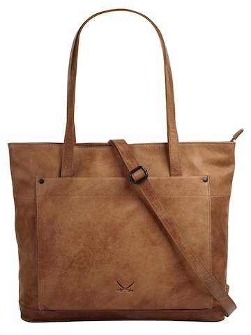 SANSIBAR Shopper in Bruin: voorkant