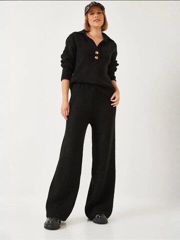 Bianco Lucci Broekpak in Zwart