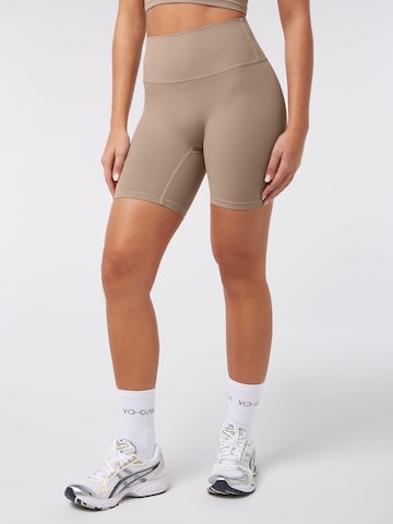 YO-GAYA Skinny Leggings in Beige