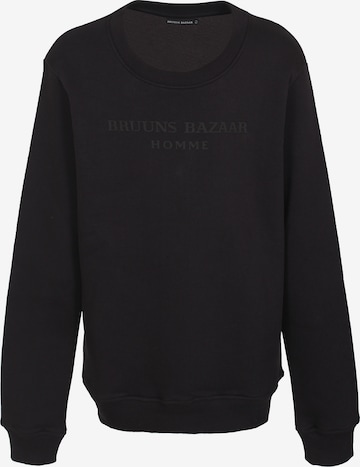 Bruuns Bazaar Kids Sweatshirt 'Erik-Emil' in Black: front