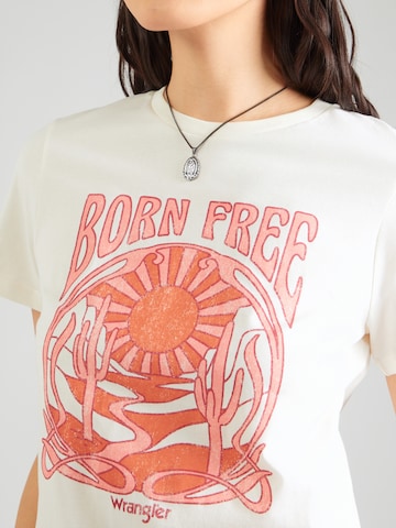 WRANGLER Футболка в Белый