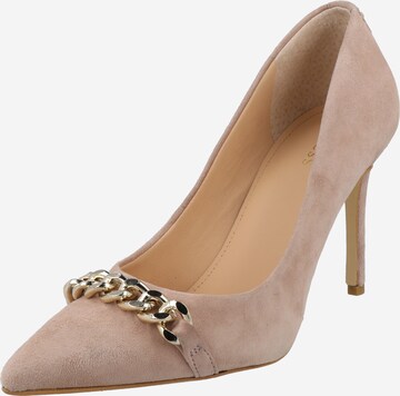 Escarpins 'Pinta' GUESS en rose : devant