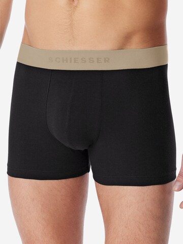 SCHIESSER Boxer shorts ' 95/5 Multi ' in Black