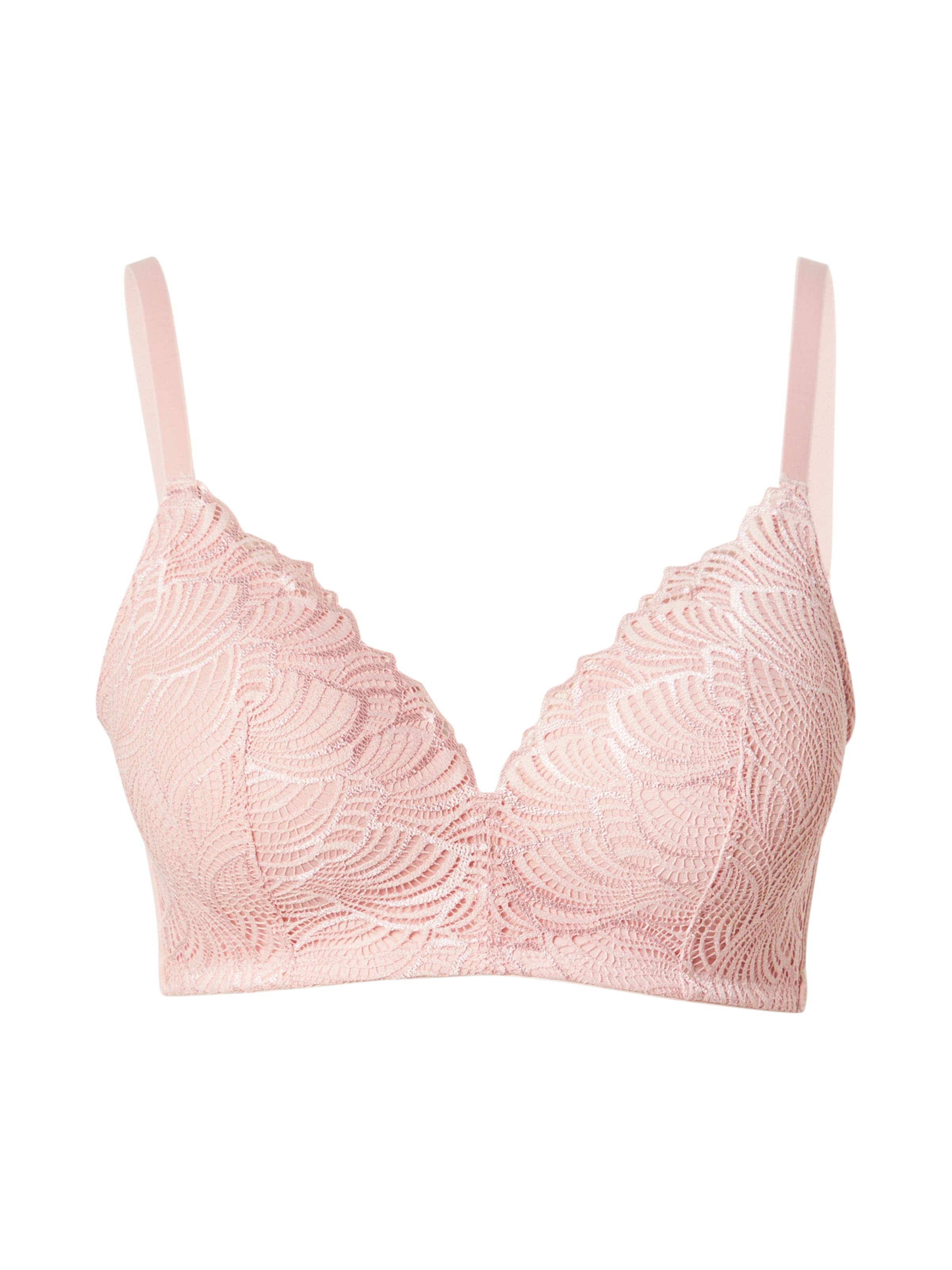 NATURANA Kolmnurk Rinnahoidja, värv roosa: eest vaates