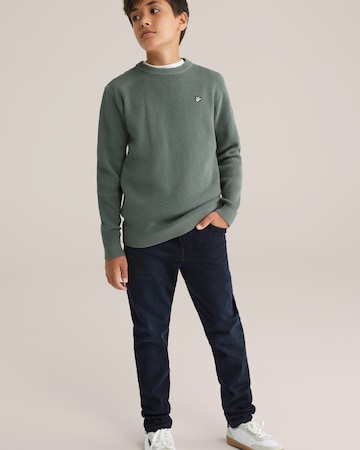 WE Fashion Свитер в Зеленый
