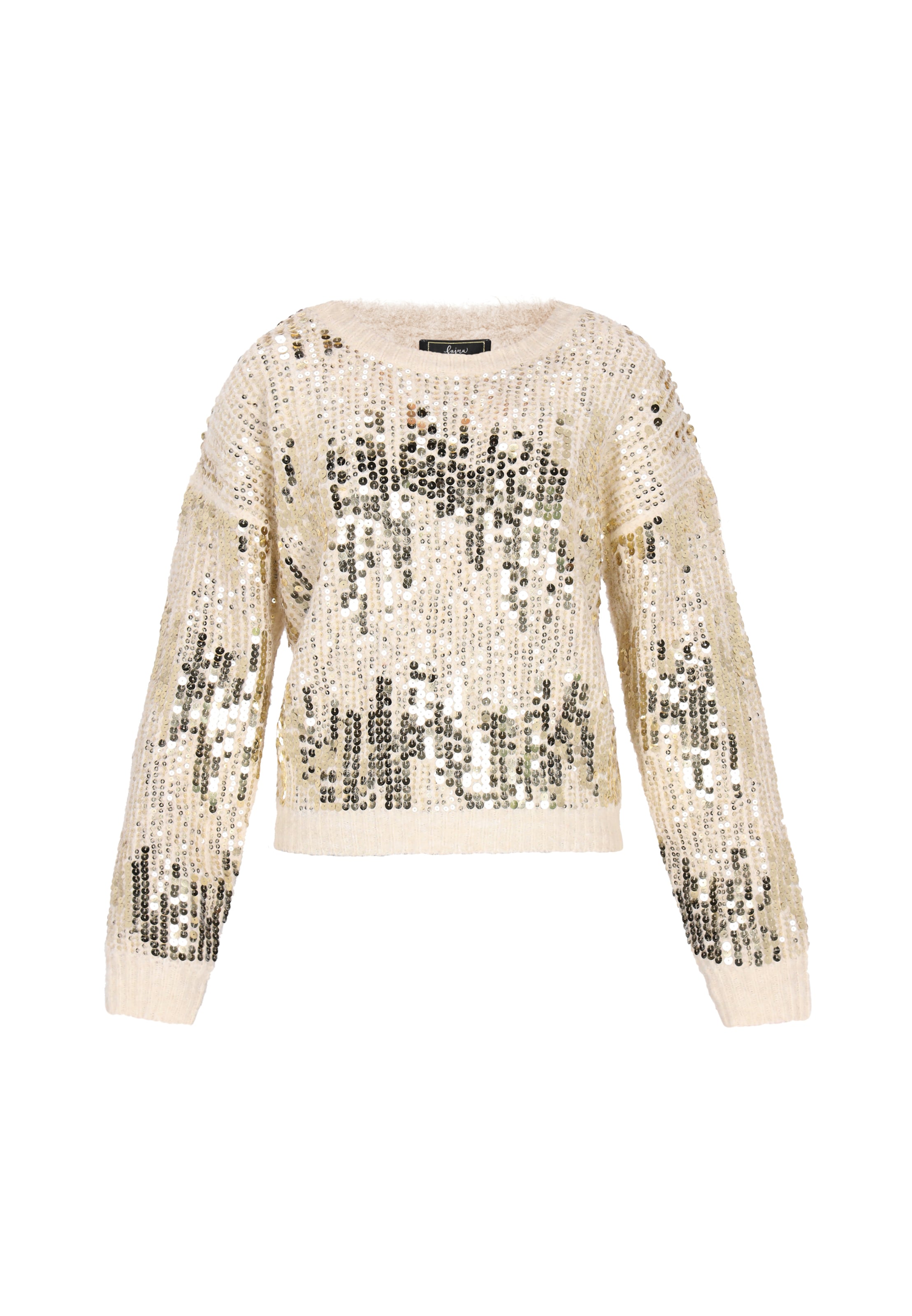 faina - Pullover em branco: frente