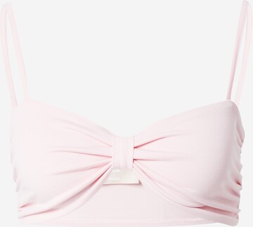 LENI KLUM x ABOUT YOU Top 'Nathalie' in Roze: voorkant