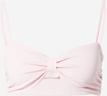 LENI KLUM x ABOUT YOU - Top 'Nathalie' en rosa: frente