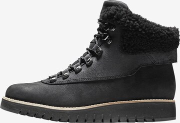 Cole Haan Lace-Up Ankle Boots 'ZERØGRAND Explore' in Black: front