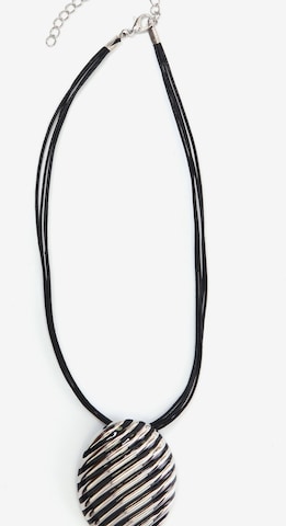 COLLEZIONE ALESSANDRO Kette 'Beverly' in Schwarz: Vorderseite