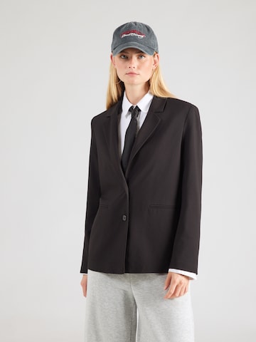 PIECES Blazer 'PCBOSELLA' in Schwarz: Vorderseite