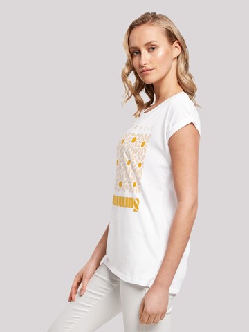 F4NT4STIC Shirt 'Summer Sunflower' in White
