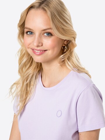 T-shirt 'ROSA' KnowledgeCotton Apparel en violet