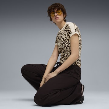 T-shirt 'T7 Leo Luxe' PUMA en blanc