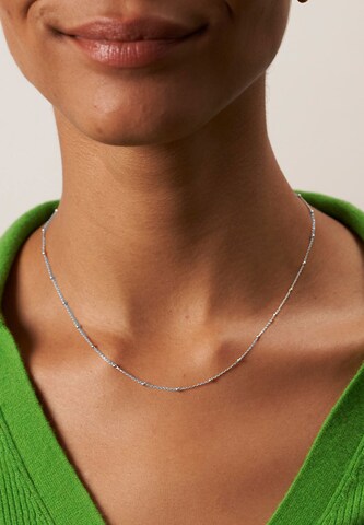 Chaîne 'Satellite' Stilnest en argent : devant