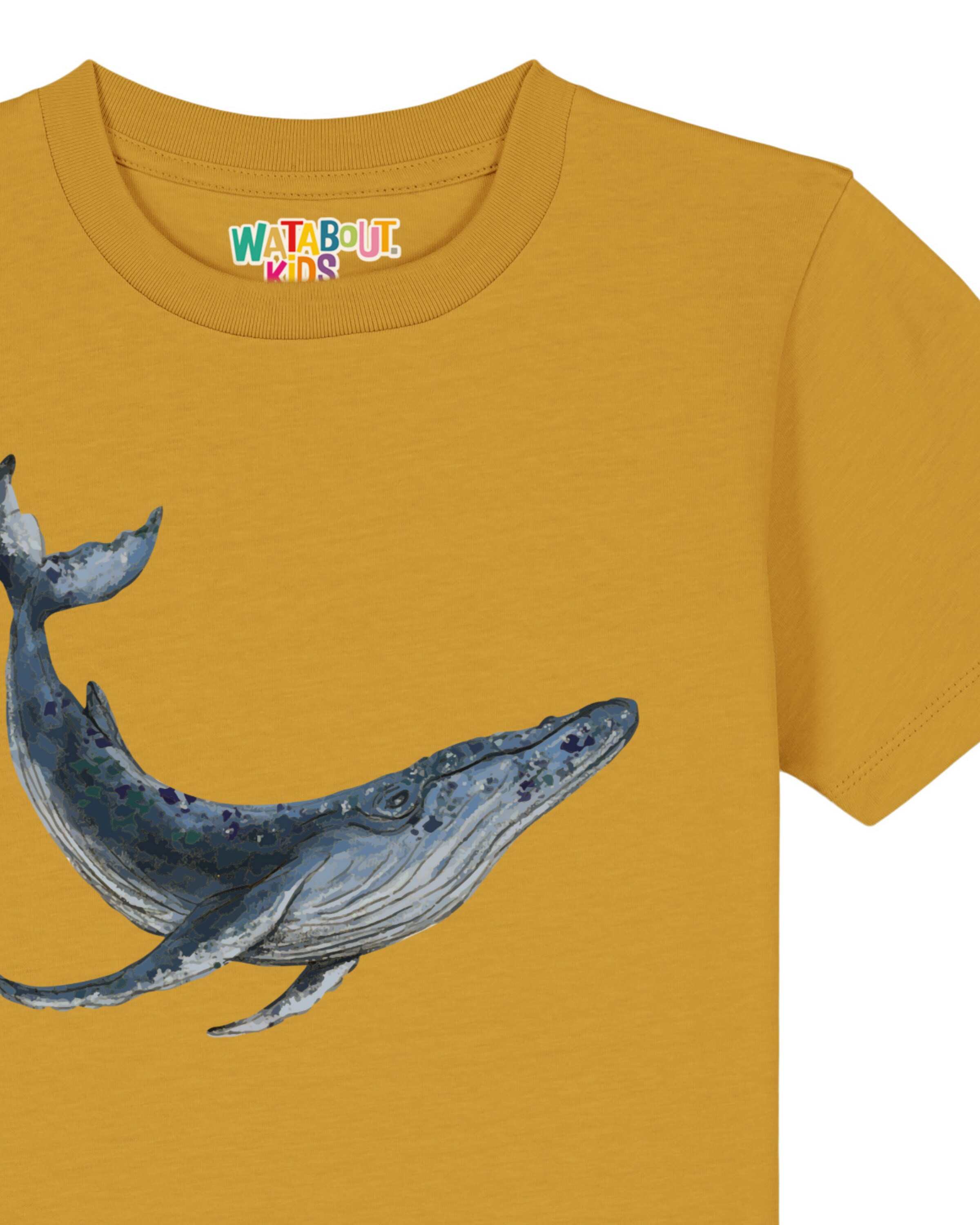 watabout.kids Shirt 'Wal' in Yellow