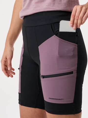 Skinny Pantalon outdoor 'Trondheim' SWEDEMOUNT en violet