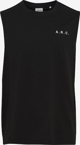 T-Shirt ' Melamdro ' !Solid en noir : devant