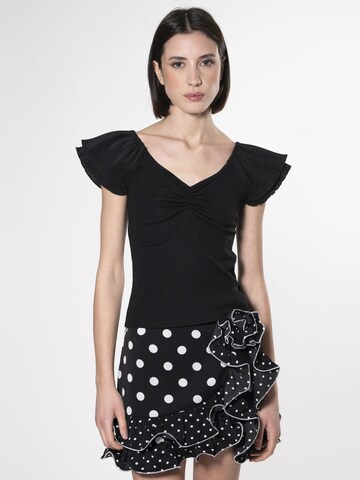 Influencer - Top em preto: frente