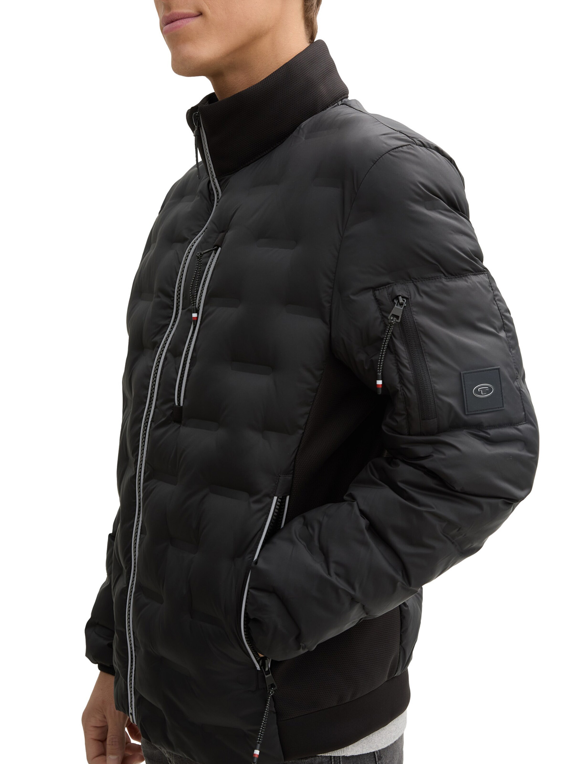 Geacă de primăvară-toamnă de la TOM TAILOR pe negru