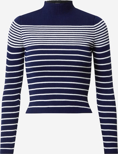 Trendyol Pull-over en bleu marine / blanc, Vue avec produit