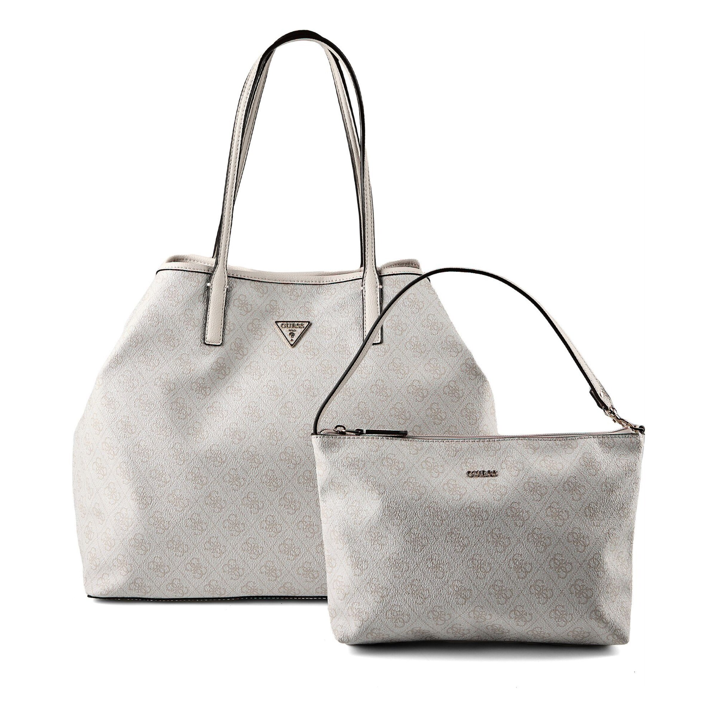 Sac bandoulière 'Victtoria ' GUESS en beige : devant