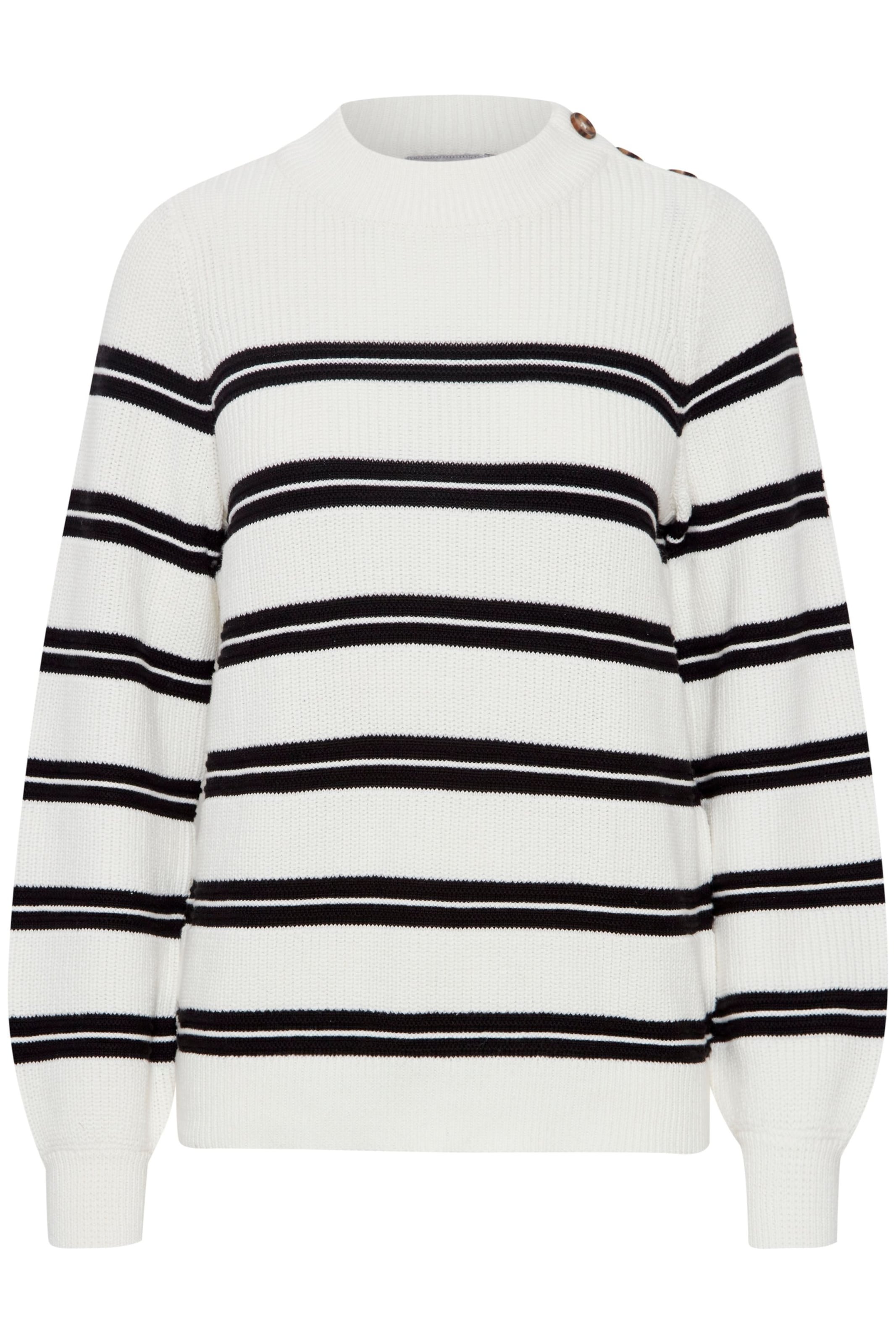 Fransa Pullover in Weiß: Vorderseite