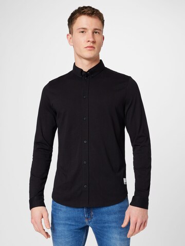 Marc O'Polo DENIM Regular fit Button Up Shirt in Black: front