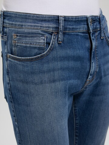 Mavi Skinny Jeans ' JAMES ' in Blau