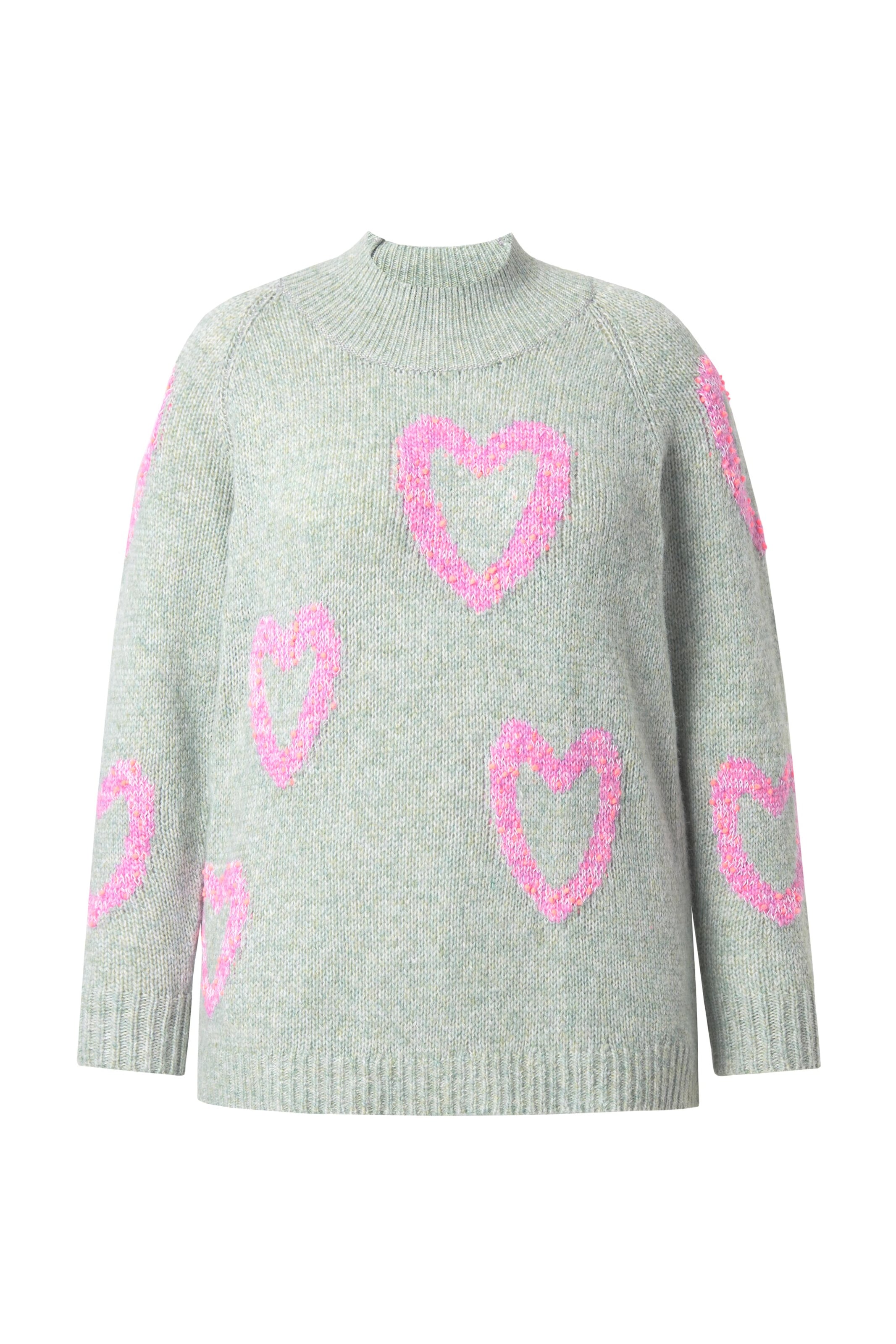 MIAMODA Sweater in Green: front