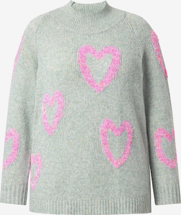 MIAMODA Sweater in Green: front