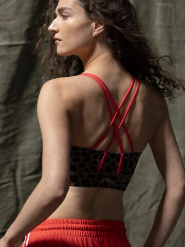 Hey Honey Bustier Sport-BH in Braun