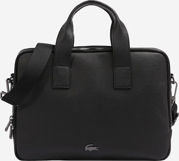 Porte-documents LACOSTE en noir : devant