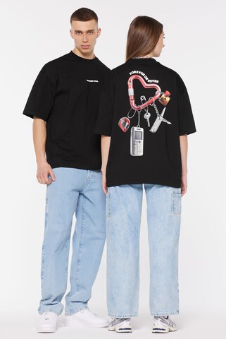 Harlem Soul JO-HN T-Shirt Unisex mit Back-Artwork in Schwarz