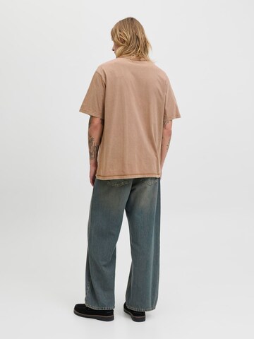 JACK & JONES Shirt 'JJEDover' in Brown
