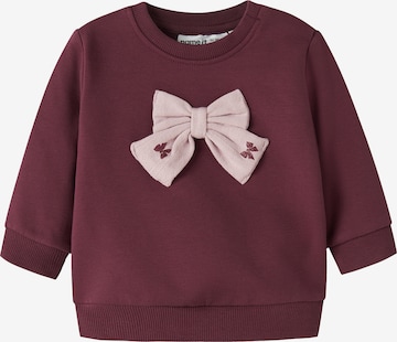 raudona NAME IT Megztinis be užsegimo 'NBFROWANE': priekis