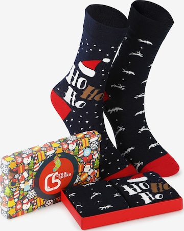 Crea Socks Sukat 'Weihnachten Ho Ho' värissä monivärinen: etupuoli